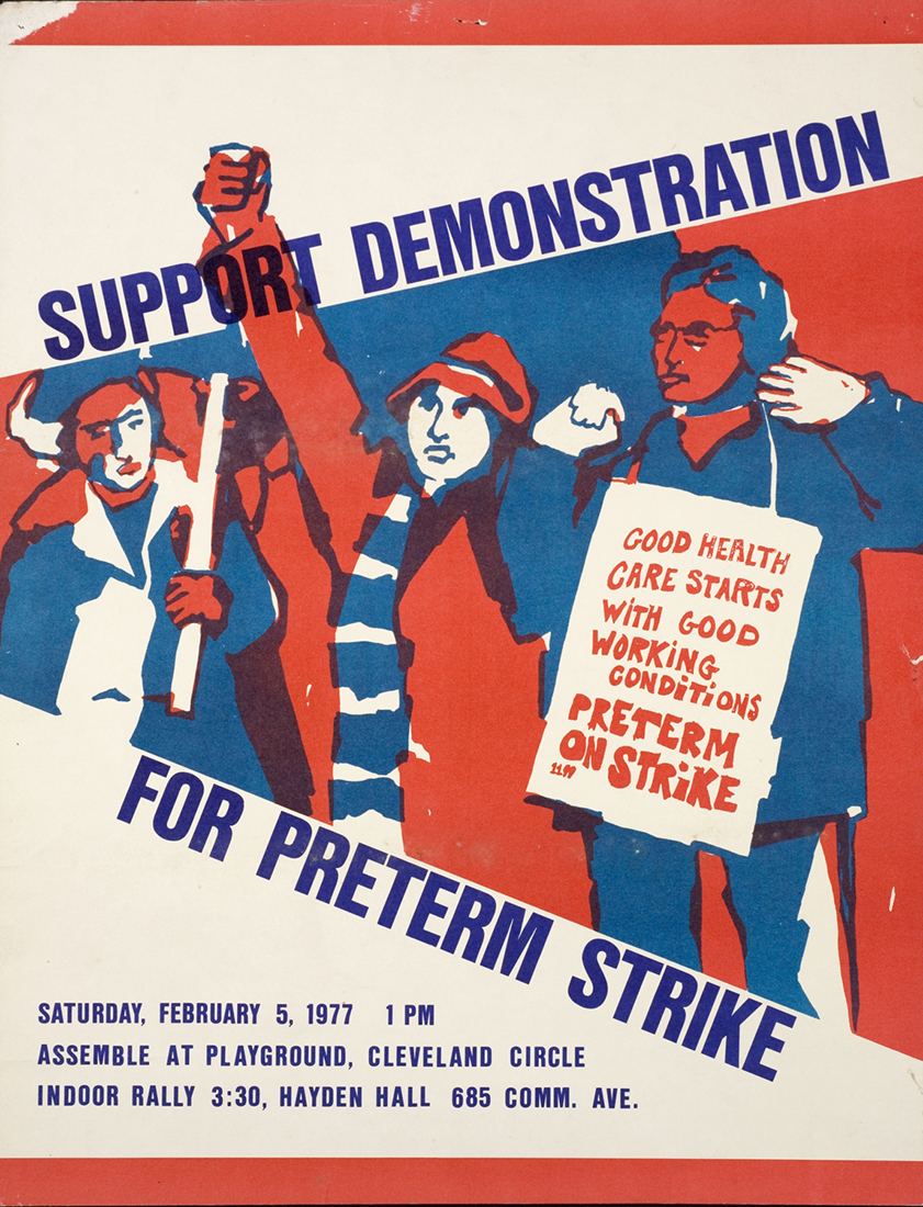 Support Demonstration for Preterm Strike