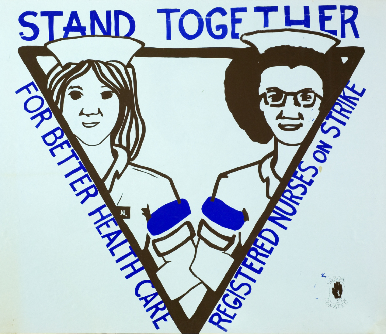 Stand together for better health care - Registered nurses on strike